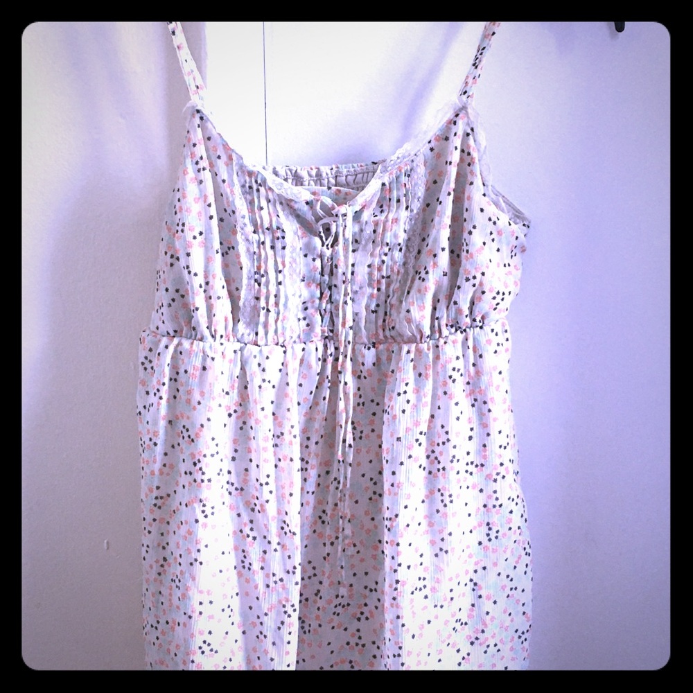 White baby doll blouse